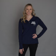 Black long sleeve "Empower. Inspire. Repeat." shirt