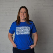 Short sleeve t-shirt with empowering words